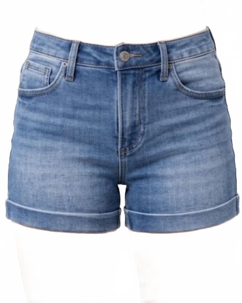 NEW J21 ELEVEN mesa daydream jean shorts in blue